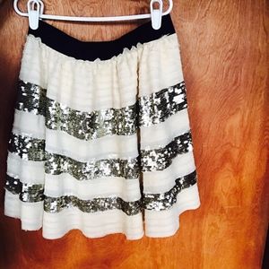 Free People Sequin Skirt